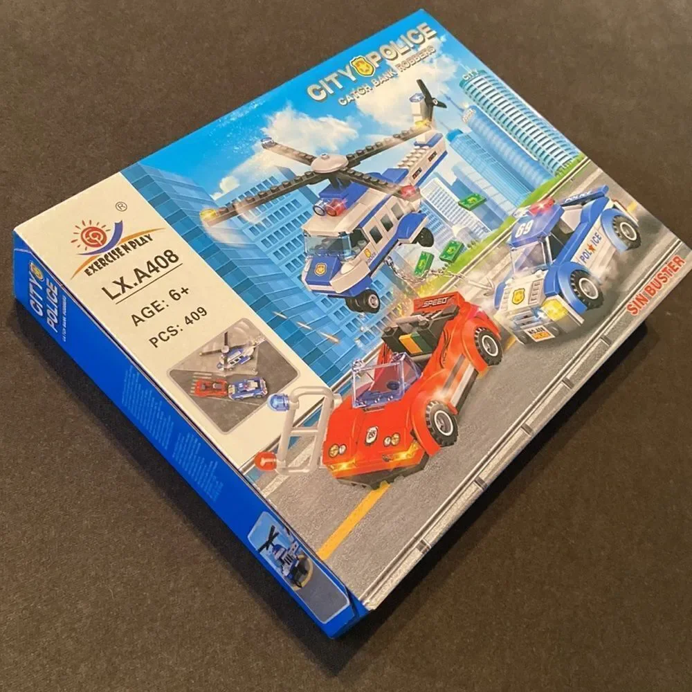 Kids City Police Building Blocks 409 pieces NWT